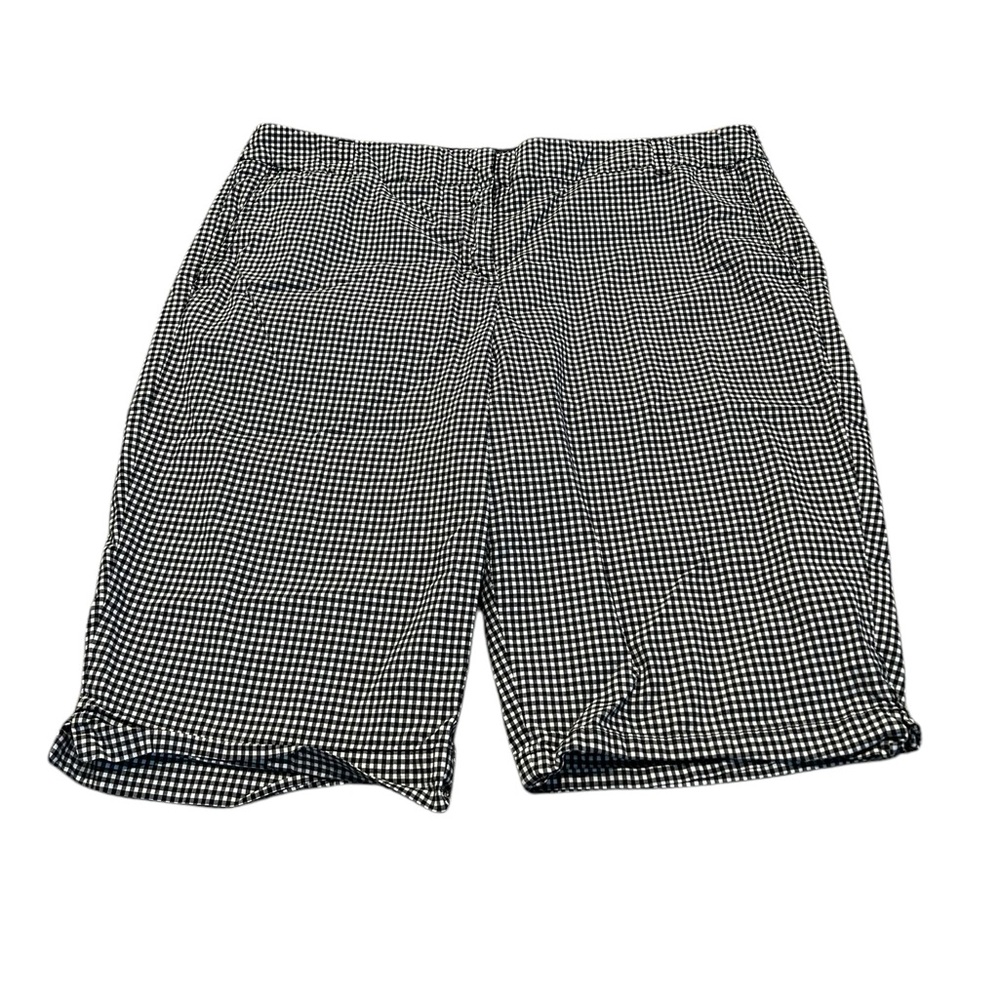 NY&C gingham chino shorts